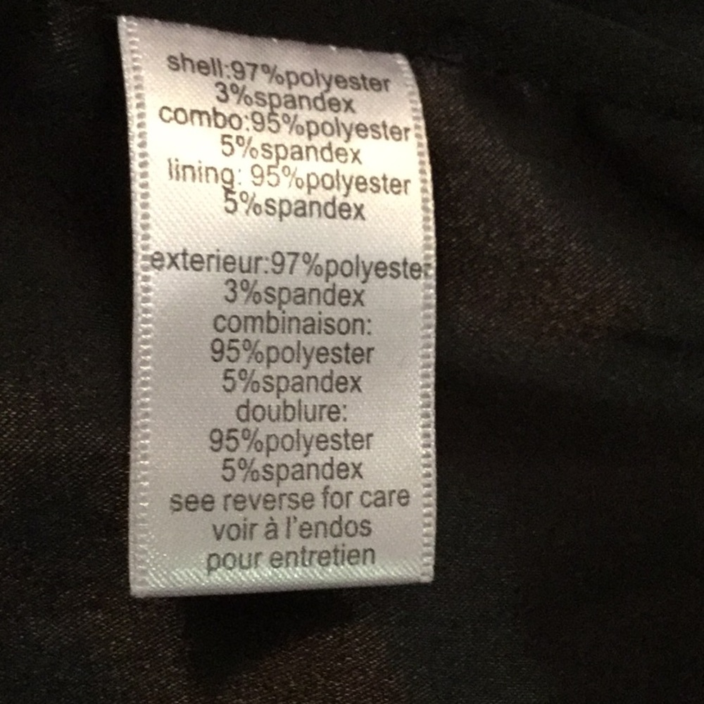 Miha black lace with underlay strapless mini dress - Picture 8 of 8